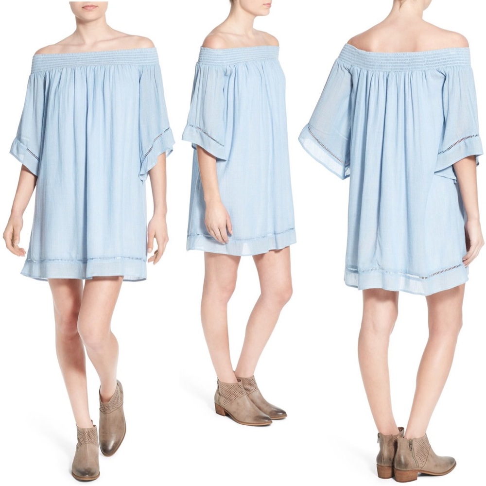 love, Fire Off The Shoulder Dress